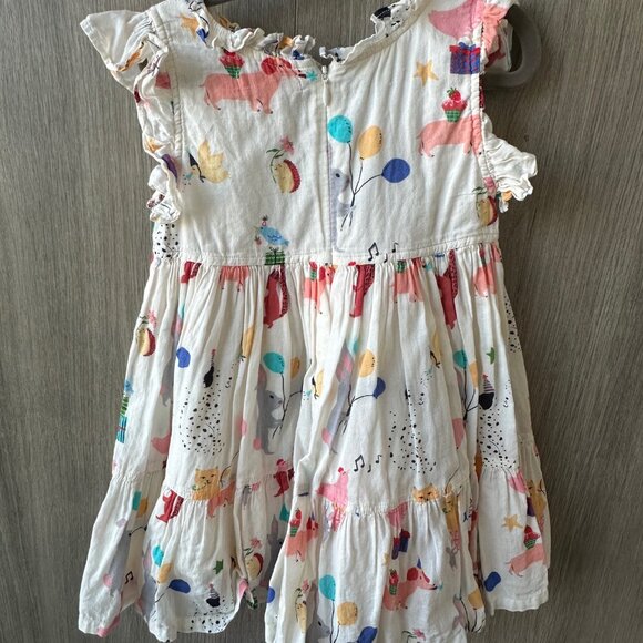 Pink Chicken Birthday Dress- Size 3 - Picture 2 of 3